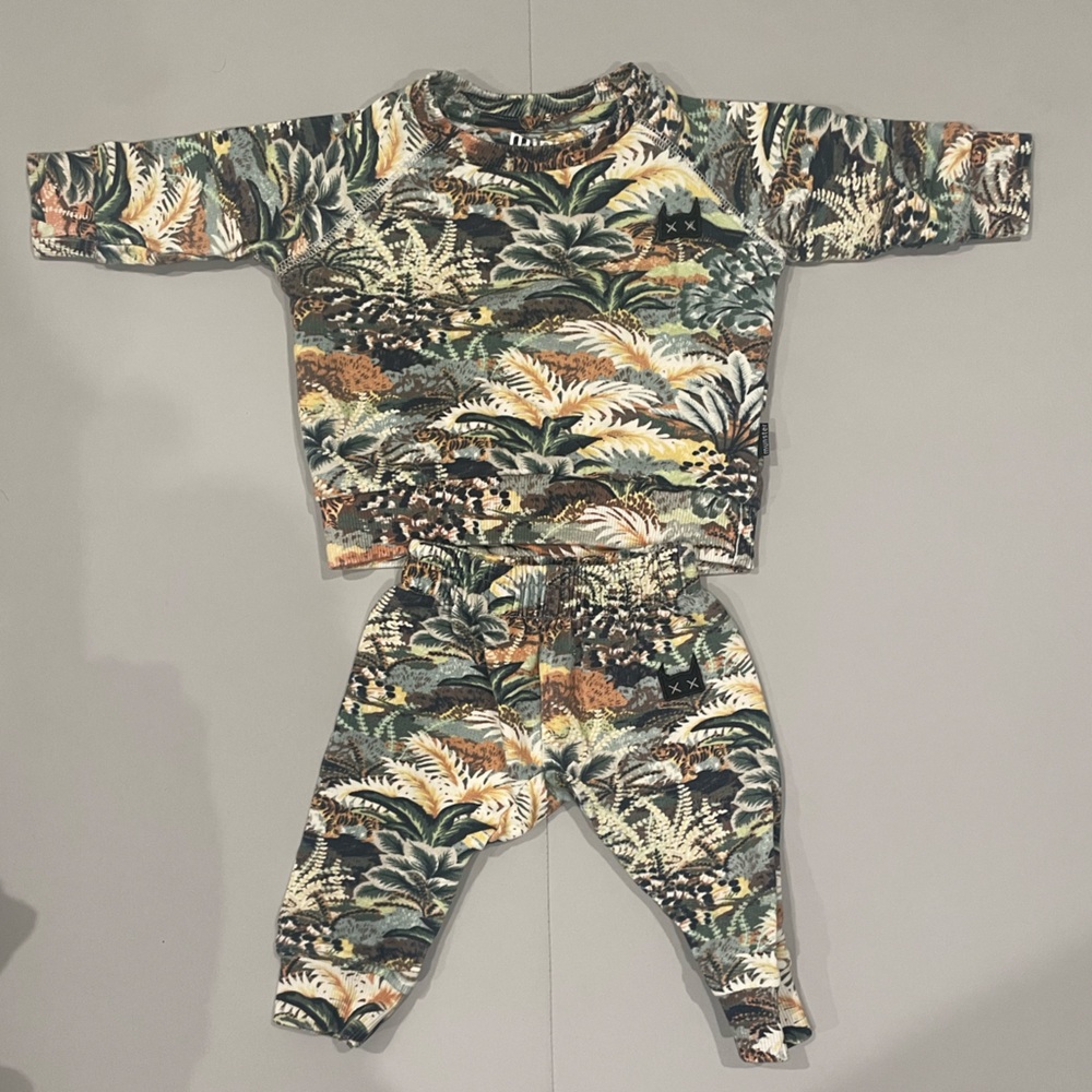 Munster Kids Jungle Print Matching Set